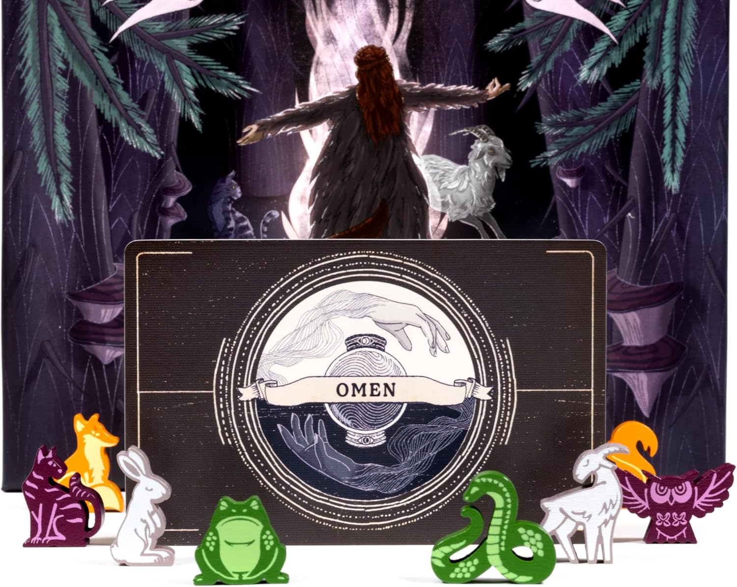 Mindclash Games Septima - Shapeshifting & Omens Expansion | Transform into Animal Forms & Face Omens | New Cards, Animal Tiles & Modular Gameplay