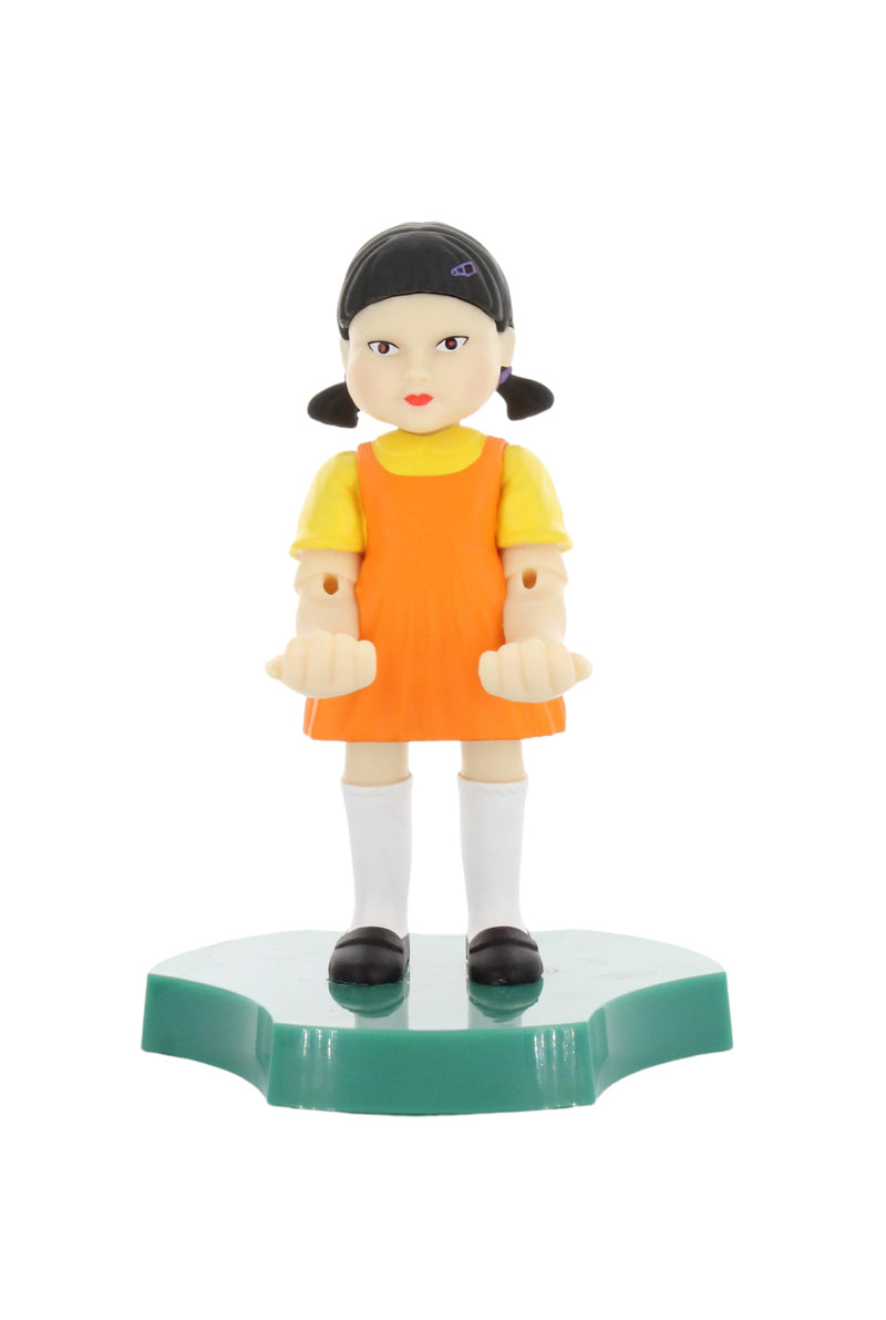 Cable Guys Holdem - Squid Game Young-Hee Girl Collectible Small Tech Accessories & Phone Holder/Stand (iPhone, Samsung, Earbuds, Earphones