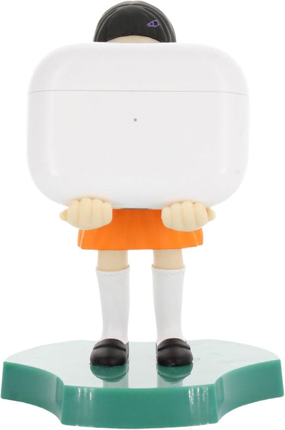 Cable Guys Holdem - Squid Game Young-Hee Girl Collectible Small Tech Accessories & Phone Holder/Stand (iPhone, Samsung, Earbuds, Earphones