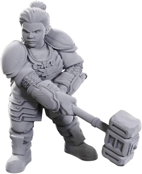 WizKids Dungeons & Dragons Nolzur's Marvelous Miniatures: Dwarves | Unpainted Miniatures | 50th Edition Anniversary