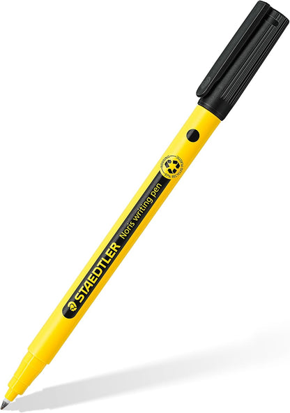 STAEDTLER Noris 307-9 BK5 - Penna per scrittura a mano, confezione da 5, colore: Nero