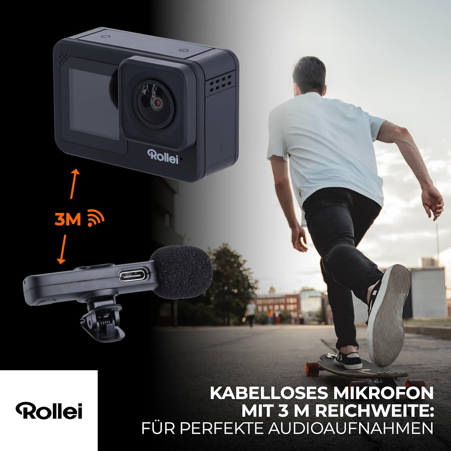 Rollei - Actioncam D6Pro 5K Ultra Hd