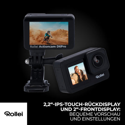 Rollei - Actioncam D6Pro 5K Ultra Hd