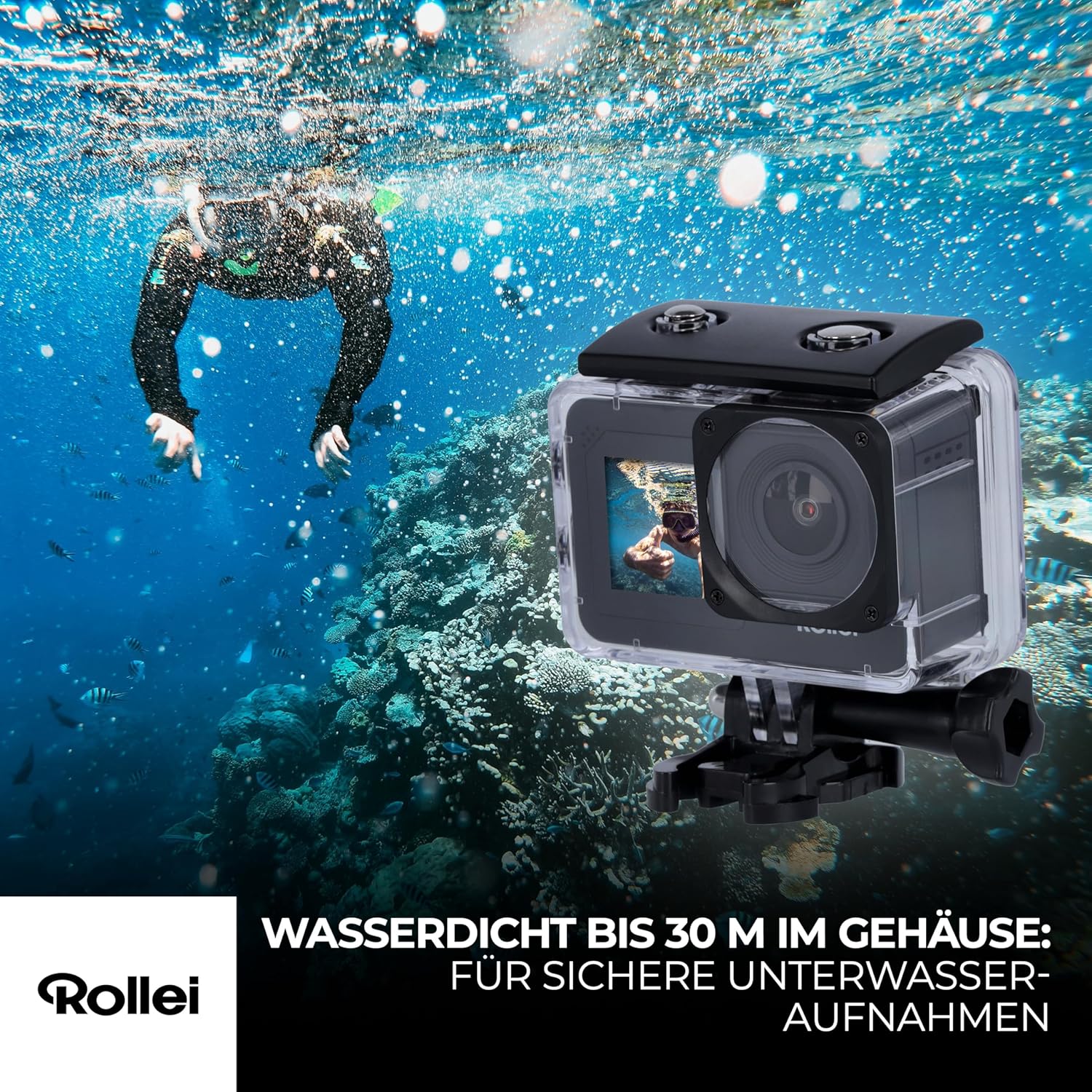 Rollei - Actioncam D6Pro 5K Ultra Hd