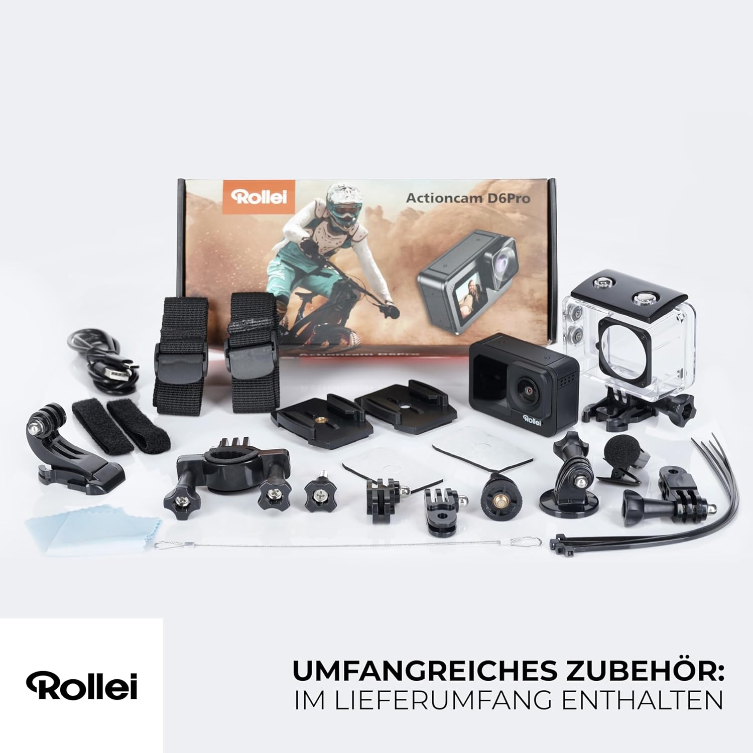Rollei - Actioncam D6Pro 5K Ultra Hd