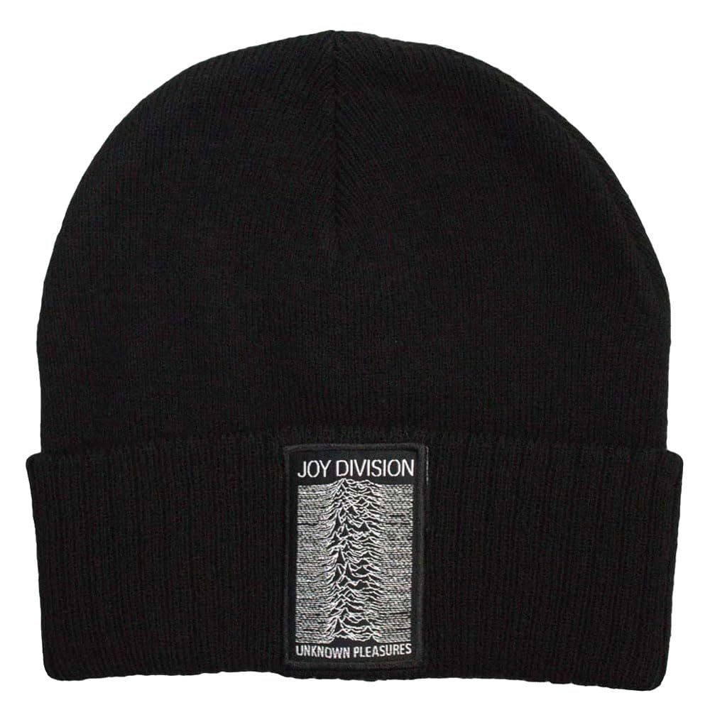 Joy Division Unknown Pleasures Beanie Hat One Size Black