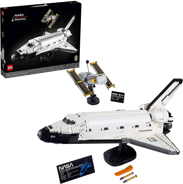 LEGO Icons NASA-Spaceshuttle "Discovery" Raumschiff, Rakete, Set für Erwachsene 10283 Single