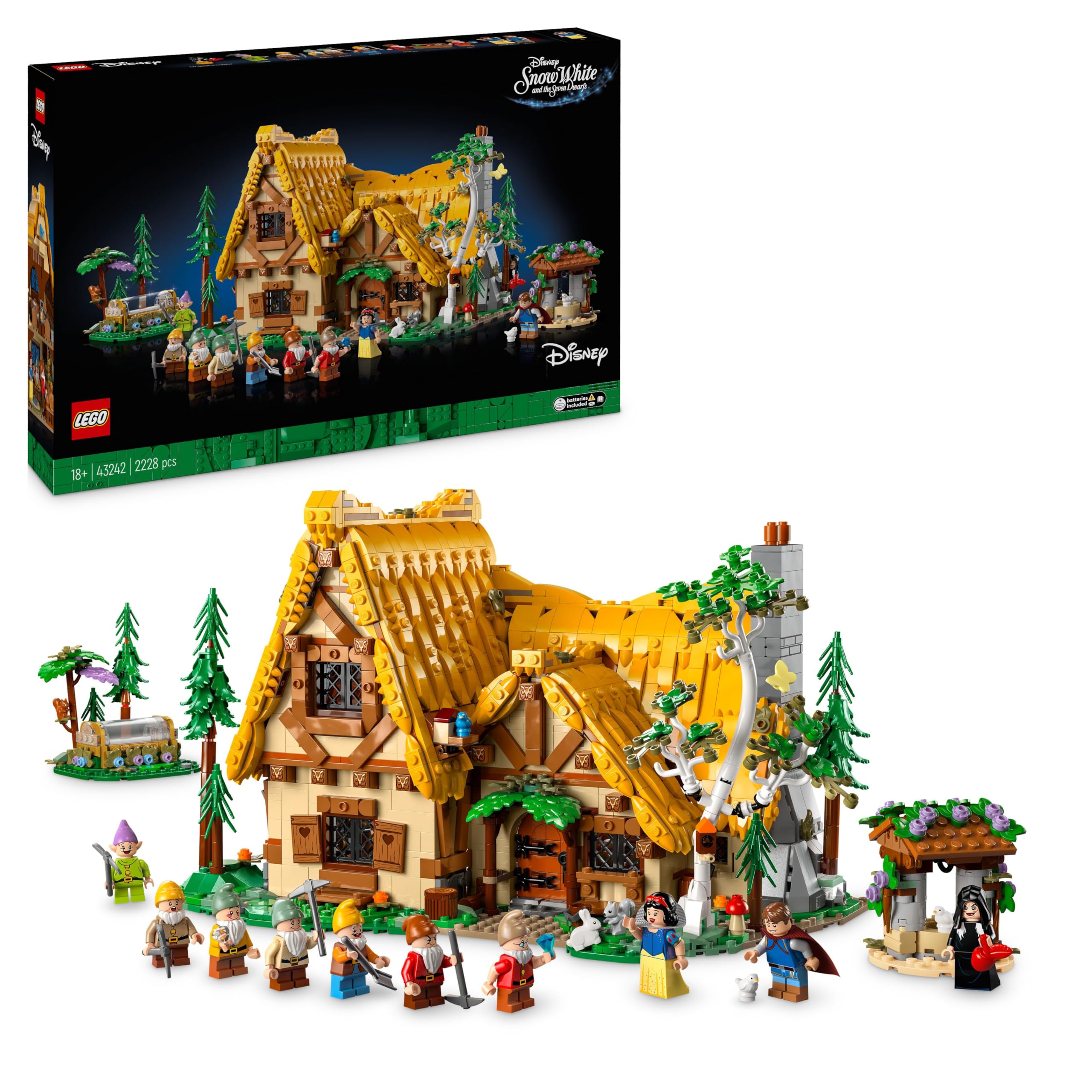 Lego Disney 43242 - Biancaneve e il cottage dei sette nani