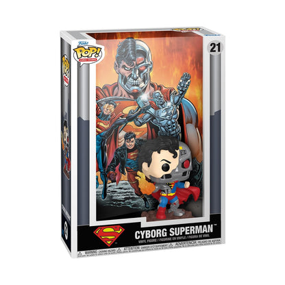 Funko POP! Comic Cover: DC - Cyborg Superman - DC Comics - Collectable Vinyl Figure - Gift Idea - Official Merchandise - Toys for Kids & Adults - Movies Fans - Model Figure for Collectors and Display