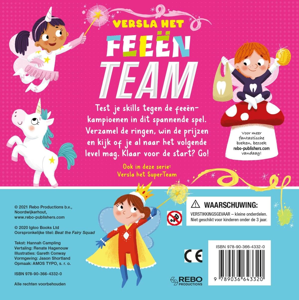 Versla het feeënteam: Heb jij de skills om de beste te worden? (Versla het ... team