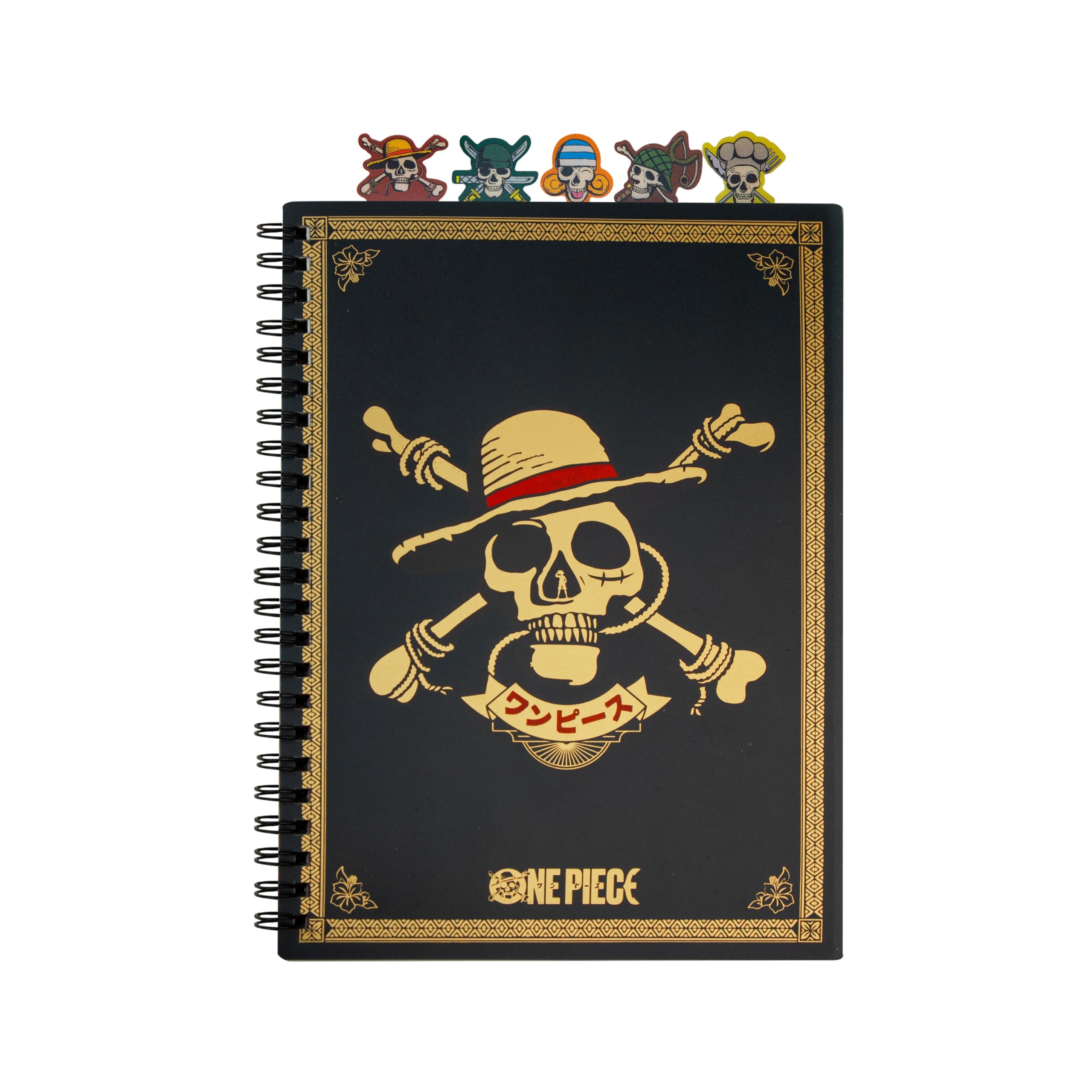 Cinereplicas One Piece - Straw Hat Pirates Tabbed Notebook - 160p - Official License