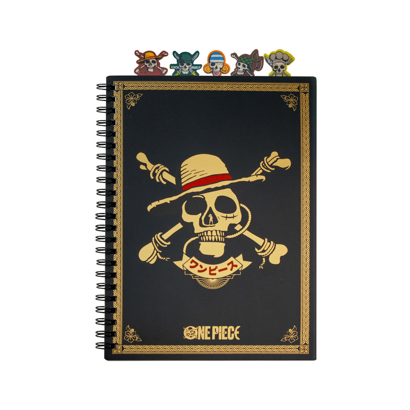Cinereplicas One Piece - Straw Hat Pirates Tabbed Notebook - 160p - Official License