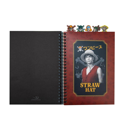 Cinereplicas One Piece - Straw Hat Pirates Tabbed Notebook - 160p - Official License