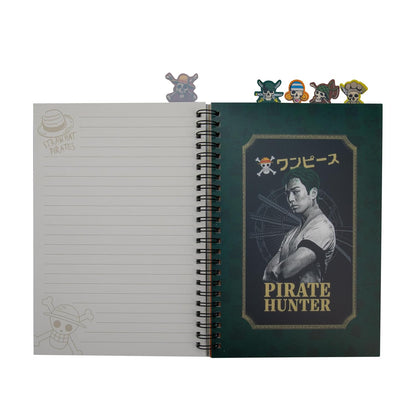 Cinereplicas One Piece - Straw Hat Pirates Tabbed Notebook - 160p - Official License
