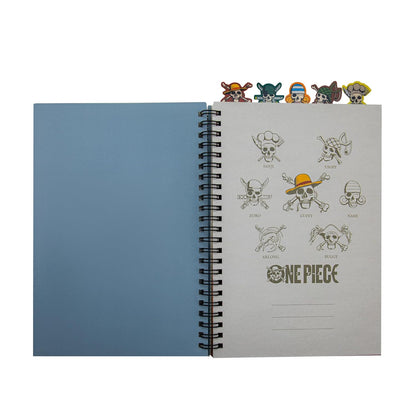 Cinereplicas One Piece - Straw Hat Pirates Tabbed Notebook - 160p - Official License