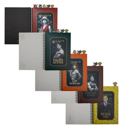 Cinereplicas One Piece - Straw Hat Pirates Tabbed Notebook - 160p - Official License
