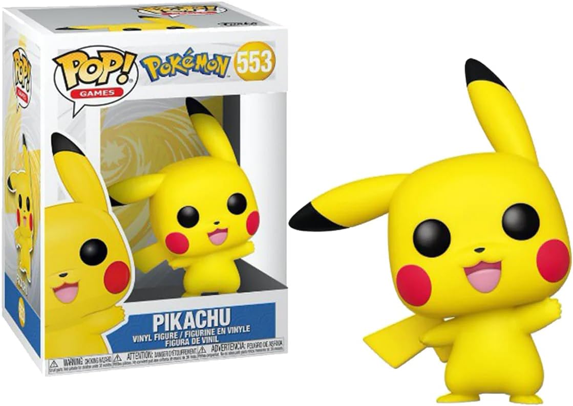 Pokémon POP! Games Vinyl figurine Pikachu Waving (Flocked) 9 cm