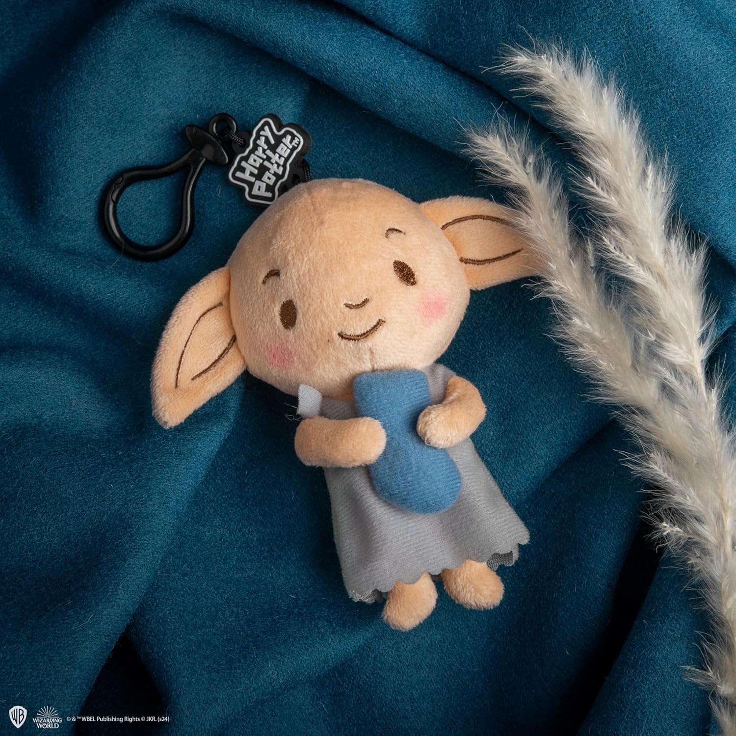 Cinereplicas Harry Potter – Dobby Plush Keyring – Official Licensed, beige