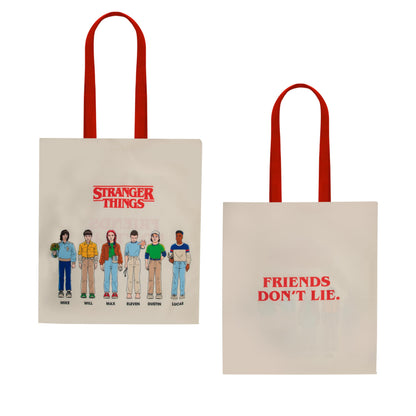 Stranger Things Tote Bag Friends Don`T Lie