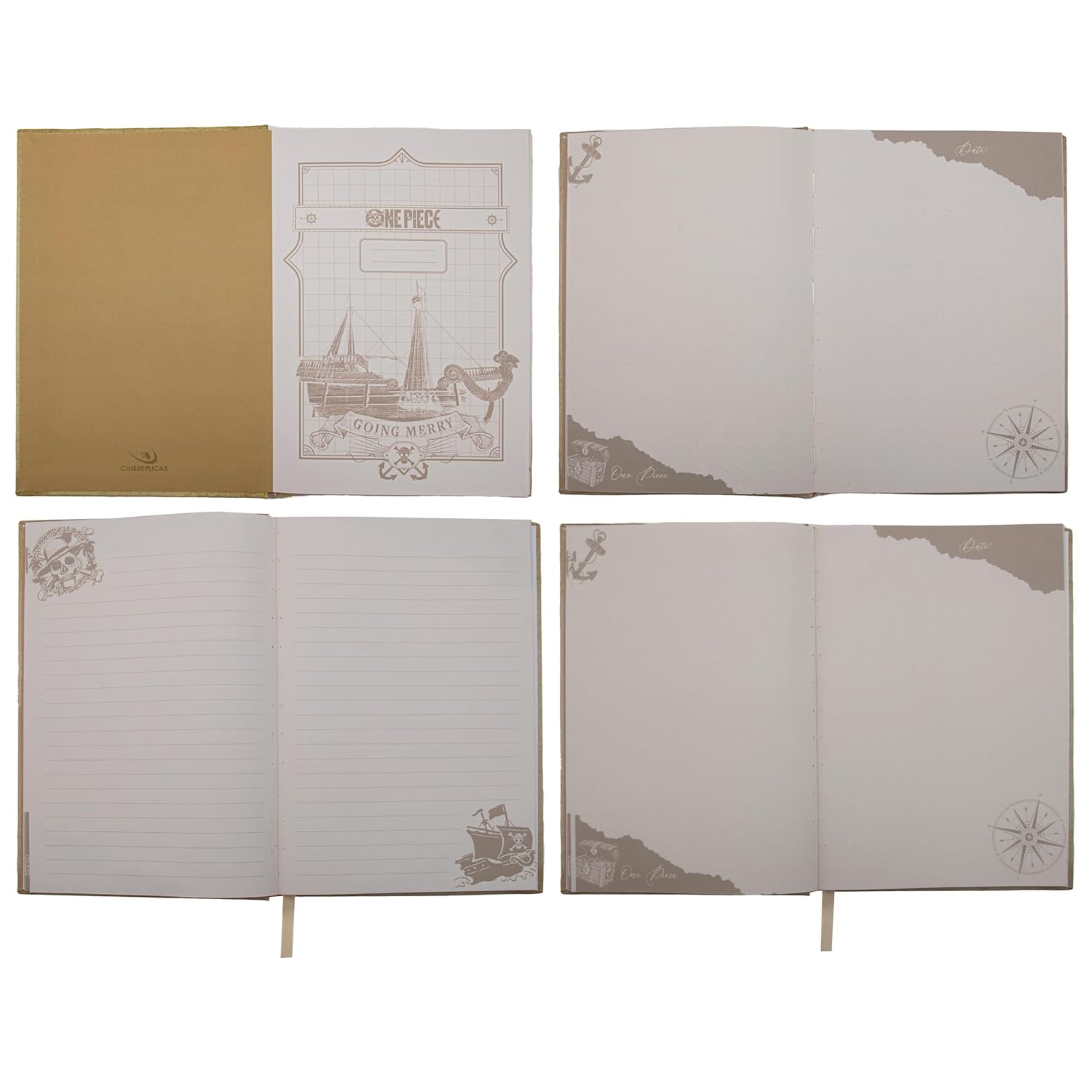Cinereplicas One Piece - Wanted Hardcover Notebook - 160p - Official License