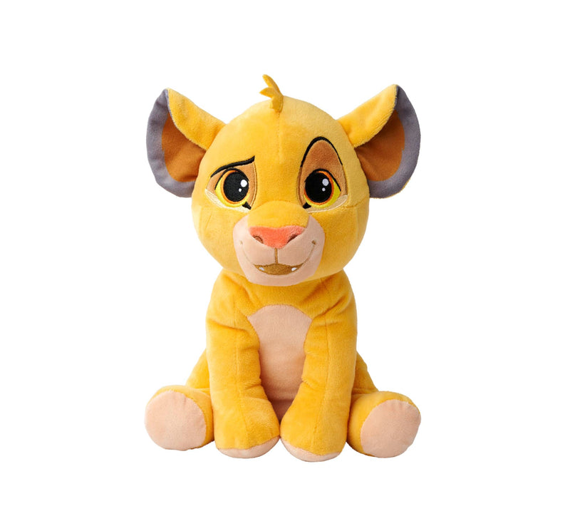 Simba Disney Lion King Character 25cm tall, Celebrating 30 Years of The Lion King, cuddly soft toy for kids and adults for birthday and gift or just collect them all, Brown
