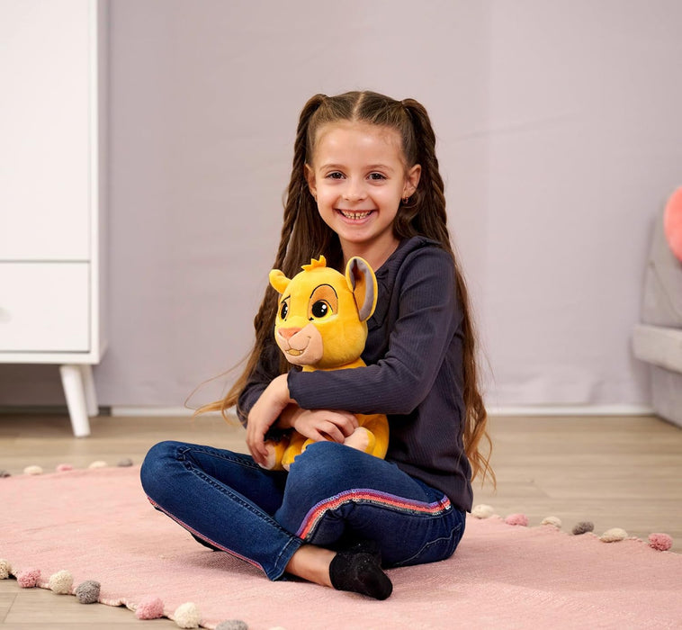 Simba Disney Lion King Character 25cm tall, Celebrating 30 Years of The Lion King, cuddly soft toy for kids and adults for birthday and gift or just collect them all, Brown