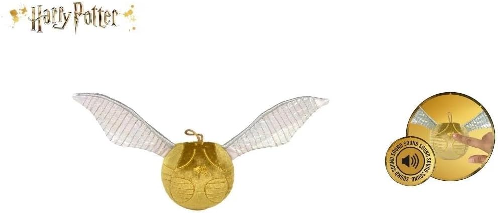 Harry Potter 760023901 Soft Toy Golden Snitch with Sound - 20 cm