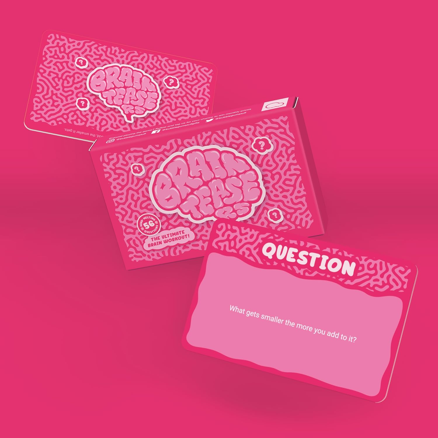 Bubblegum Stuff Brain Teasers - The Ultimate Brain Workout - With 56 Mind-Melting Questions - Wordplay, Riddles & Knowledge-Based Questions…