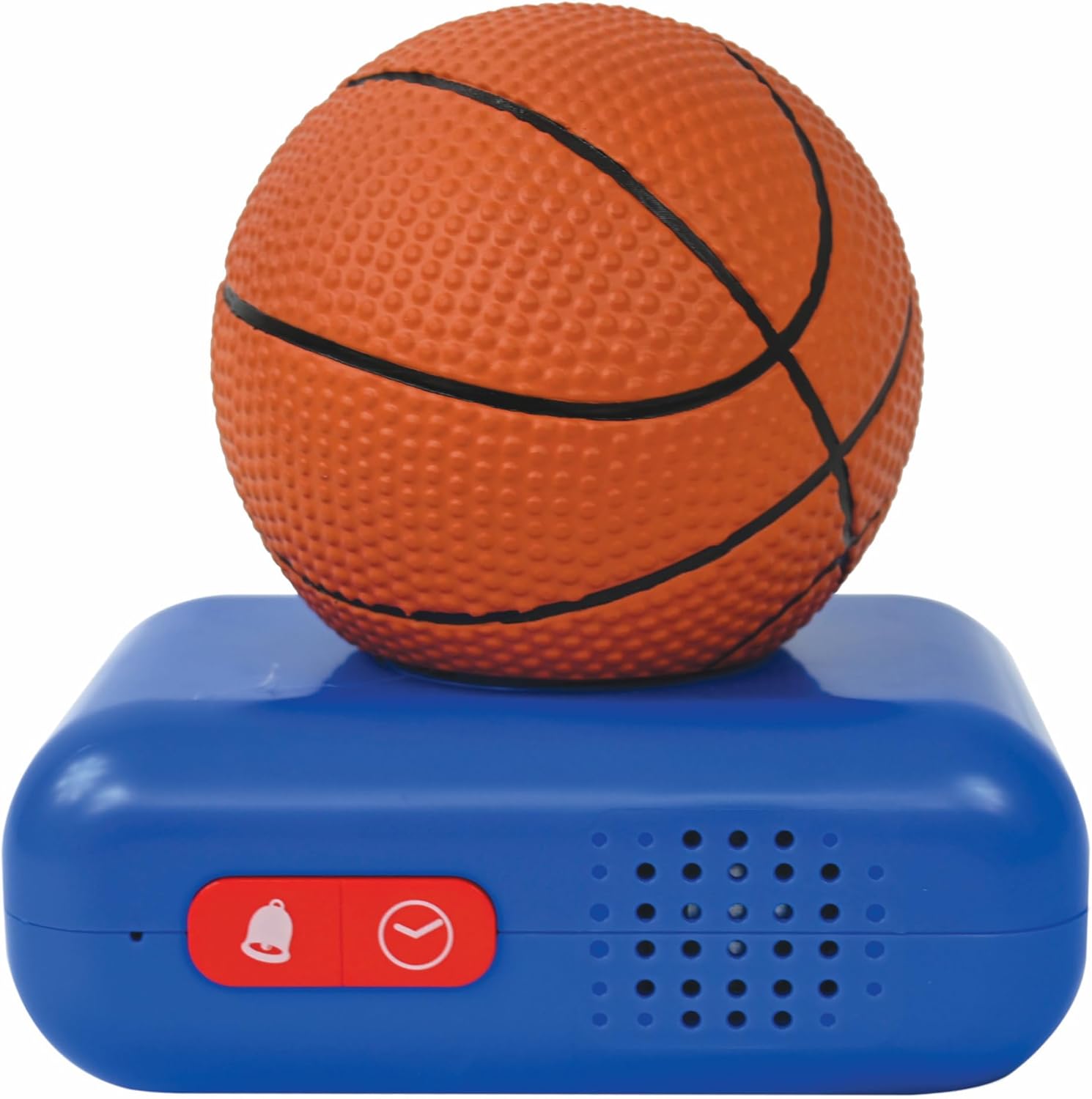 Lexibook, Basketbal, Basketbal nachtlampje wekker, Geluiden en melodieën, LCD scherm met achtergrondverlichting, Lichtgevend, Snooze, Blauw/oranje, RL800BA