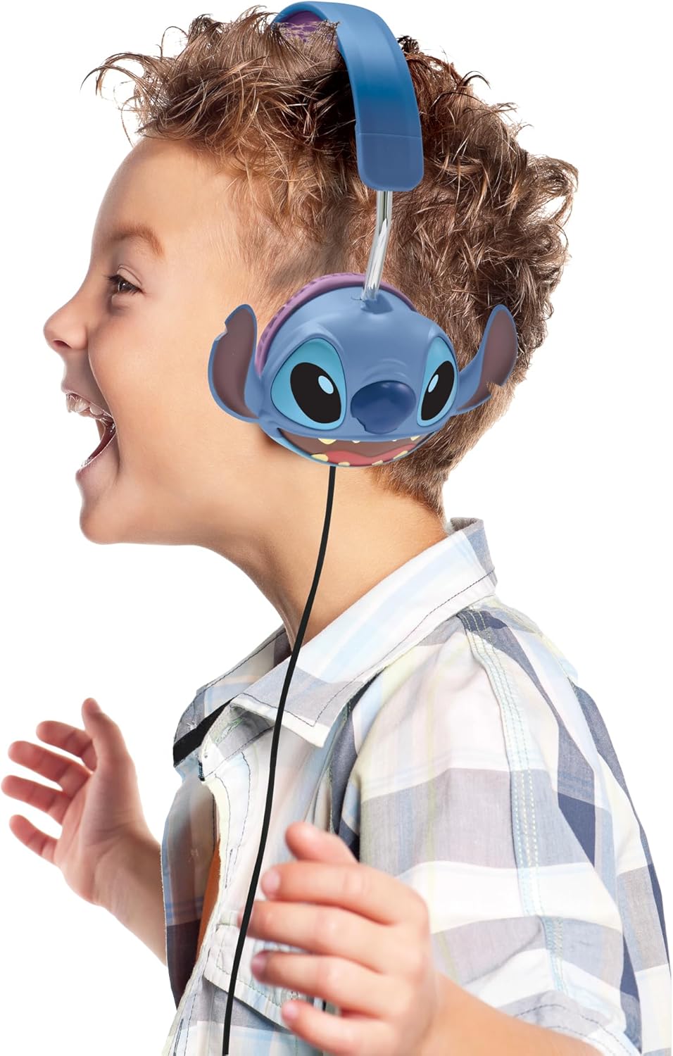 Lexibook -  Disney Stitch - Wired Foldable Headphone  (Hp015D)