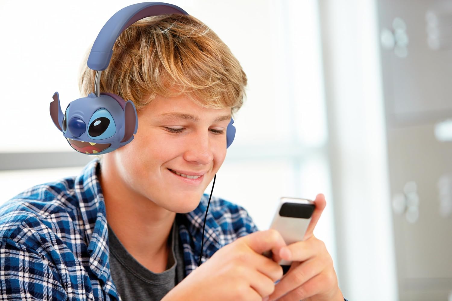 Lexibook -  Disney Stitch - Wired Foldable Headphone  (Hp015D)