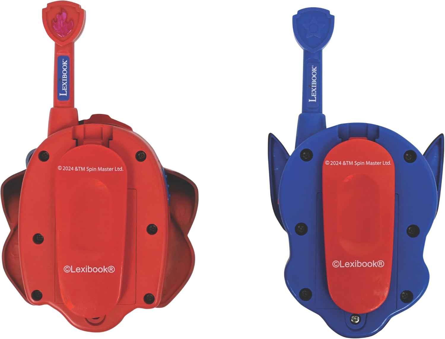 Lexibook, Paw Patrol, 3D Chase en Marshall Walkie-Talkies, 500m Bereik, 2 Communicatiekanalen, Riemclip, Rood/Blauw, TW18PA
