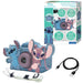 Lexibook, Disney Stitch, Cámara 4 en 1 para niños con protección, Funciones de Foto, Video, MP3 y Juegos, 15 Marcos para Personalizar Tus Fotos, Tarjeta de Memoria de 8 GB incluida, DJ078D