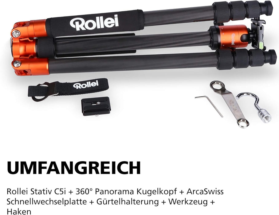 `Rollei - Tripod C5I Carbon, Orange`
