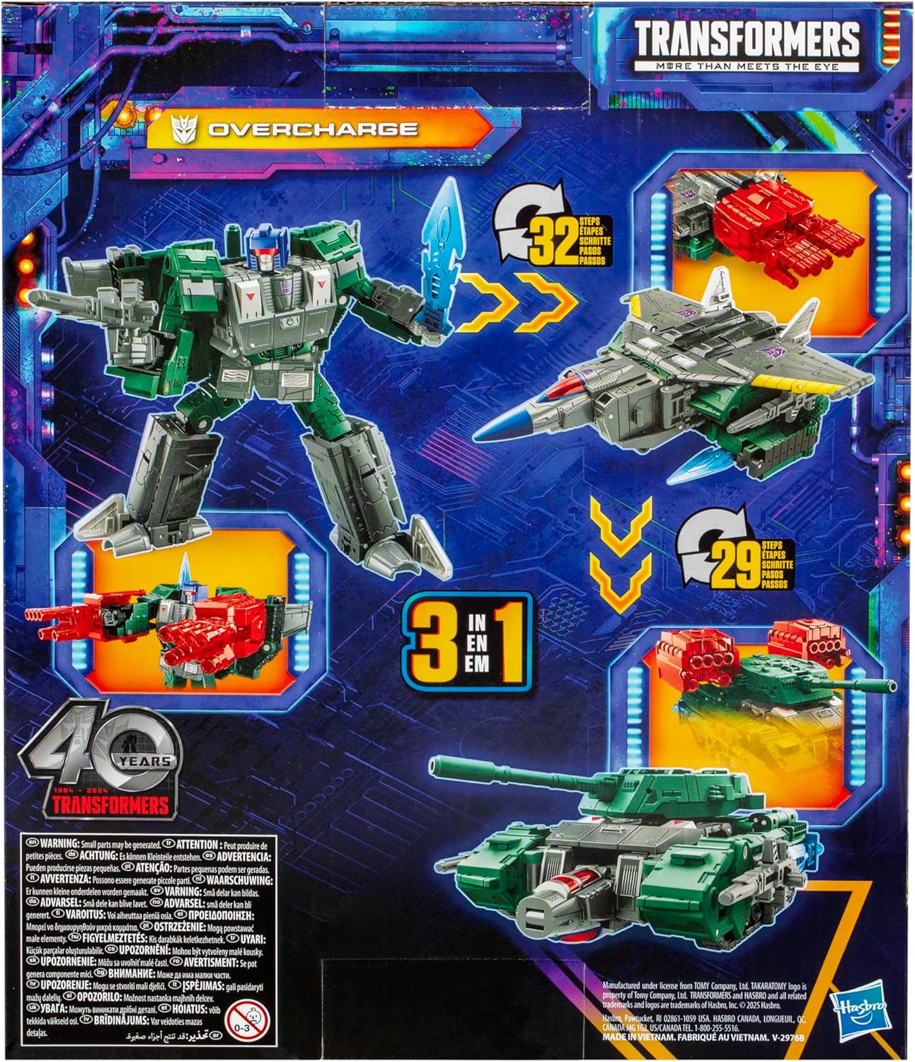 Transformers Legacy United Leader Class Overcharge Action Figure