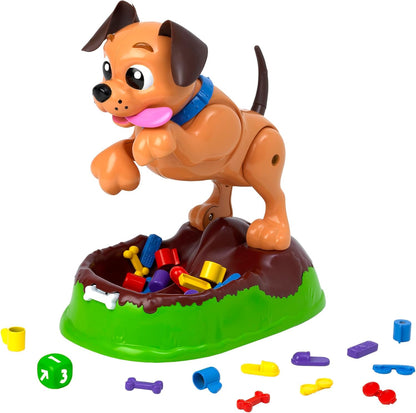 IDEAL | Diggy The Dog: Hide your treasure from the pup but be careful he might dig it up! | Kids Games | 2-4 Players | Ages 4+