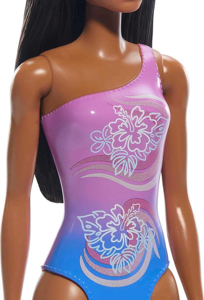 Purple Swimwear Barbie Beach Doll by Mattel