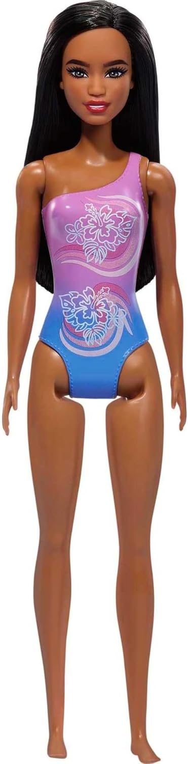 Purple Swimwear Barbie Beach Doll by Mattel