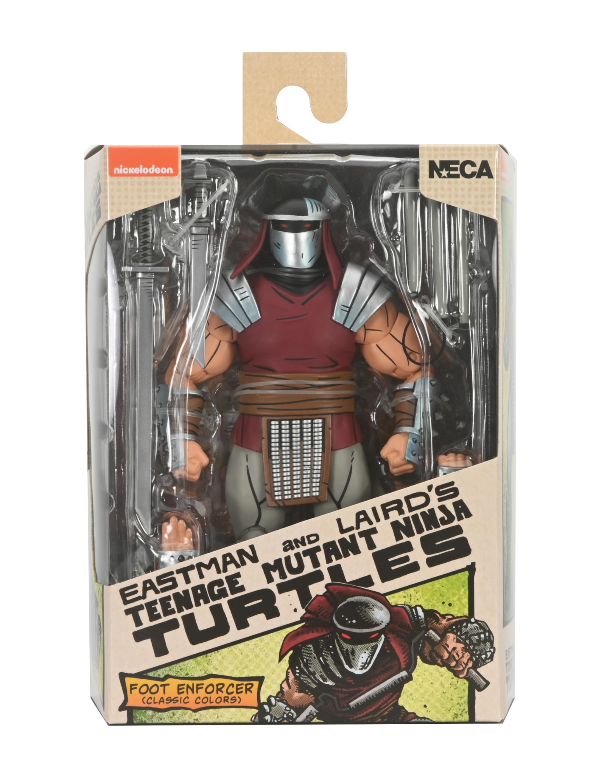 Foot Enforcer Classic Colors Scale Action Fig. 18cm Teenage Mutant Ninja Turtles Mirage Comics