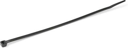 StarTech.com 10"(25cm) Cable Ties - 1/8"(4mm) wide, 2-5/8"(68mm) Bundle Diameter, 50lb(22kg) Tensile Strength, Nylon Self Locking Zip Ties w/Curved Tip, 94V-2/UL Listed, 1000 Pack -