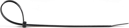 StarTech.com 10"(25cm) Cable Ties - 1/8"(4mm) wide, 2-5/8"(68mm) Bundle Diameter, 50lb(22kg) Tensile Strength, Nylon Self Locking Zip Ties w/Curved Tip, 94V-2/UL Listed, 1000 Pack -