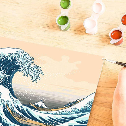Ravensburger CreArt - Malen nach Zahlen 23690 - ART Collection: Große Welle (Hokusai) - ab 14 Jahren