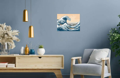 Ravensburger CreArt - Malen nach Zahlen 23690 - ART Collection: Große Welle (Hokusai) - ab 14 Jahren