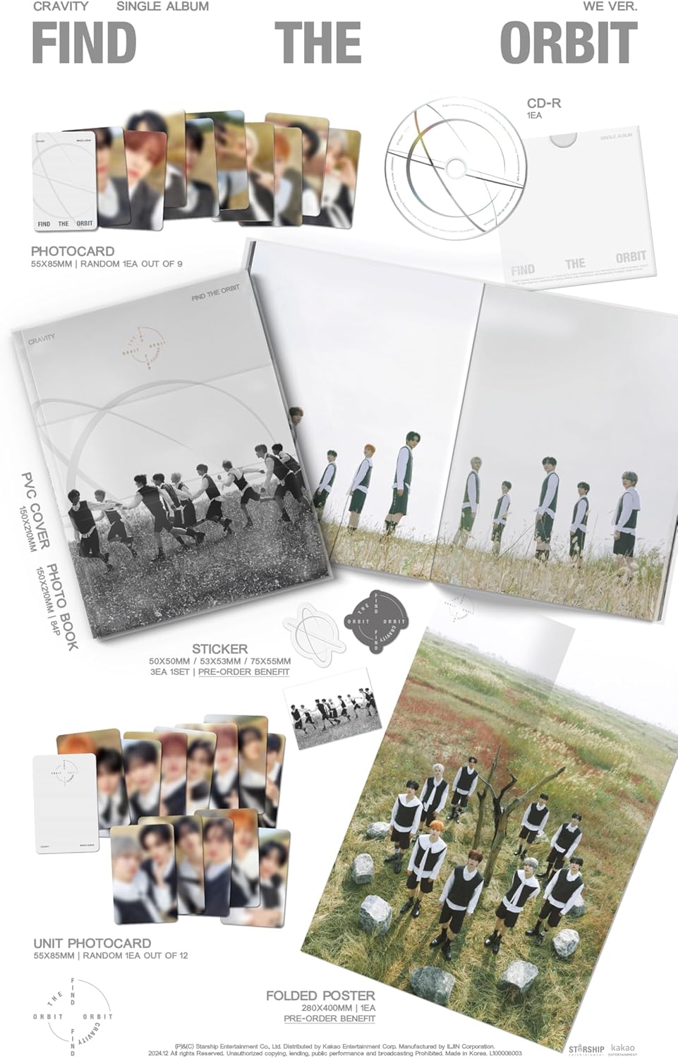 Find The Orbit - incl. 84pg Photobook, Photocard + Unit Photocard