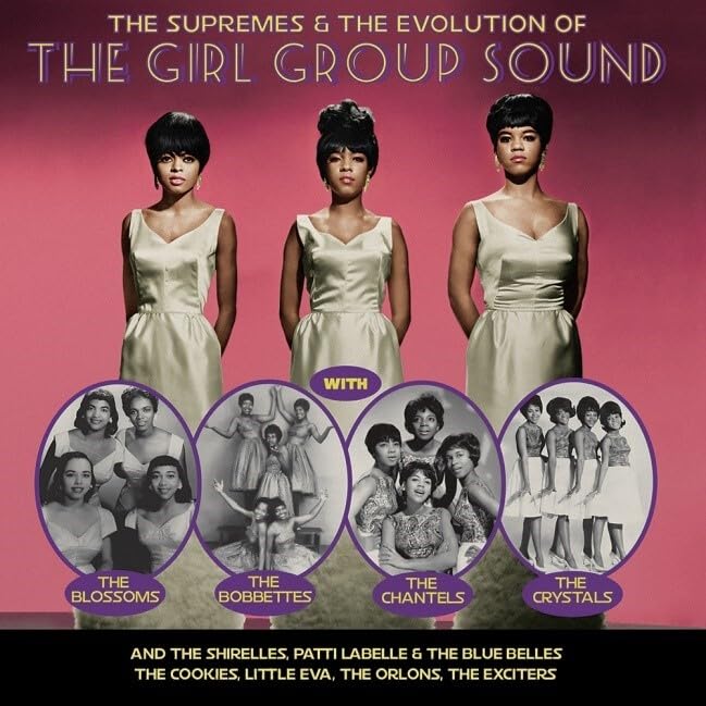 Supremes & The Evolution Of The Girl Group Sound / Various - 140gm Pink & Black Marble