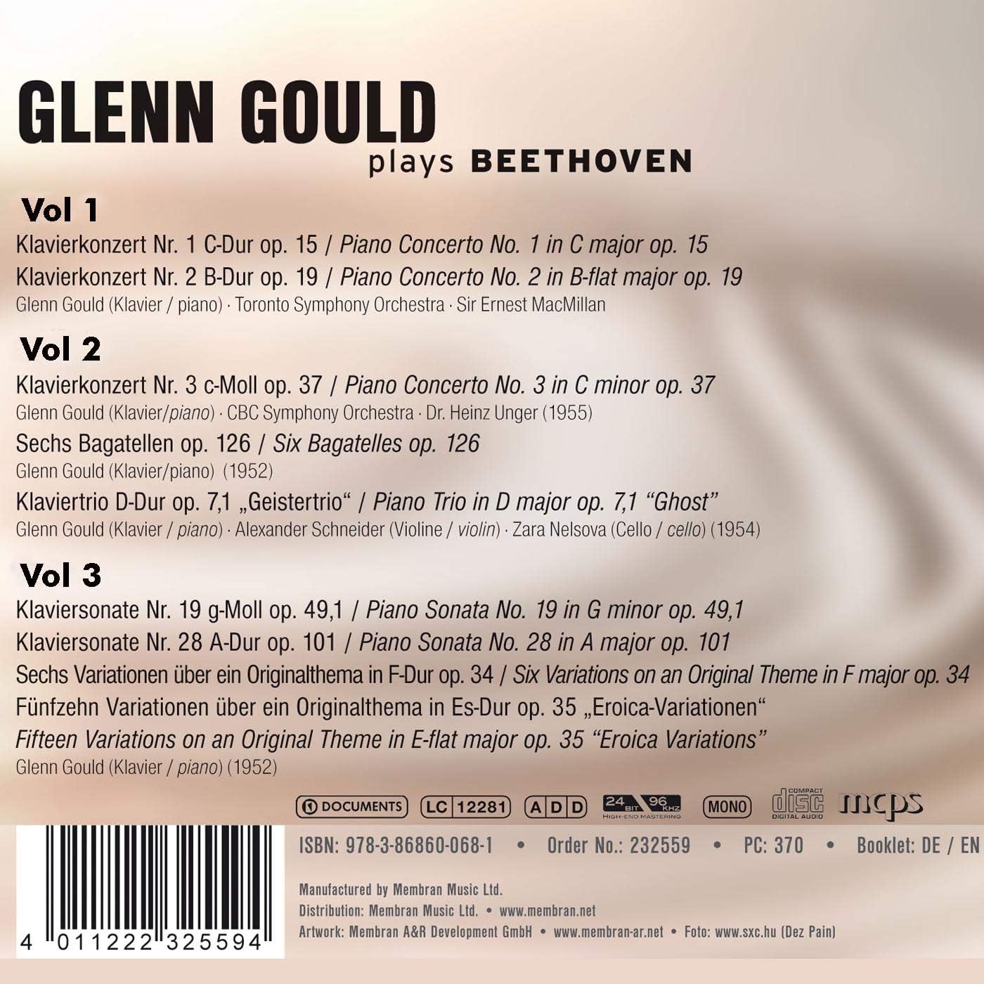 Glenn Gould Plays Beethoven