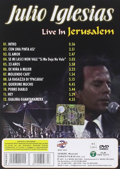 julio iglesias live in jerusalem Italian