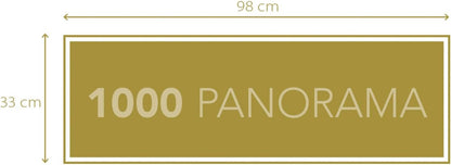 Clementoni Marvel Puzzle 1000 Teile Erwachsene - Panorama Puzzle Erwachsene in 98 x 33 cm - Puzzle Erwachsene anspruchsvoll von Clementoni 39877