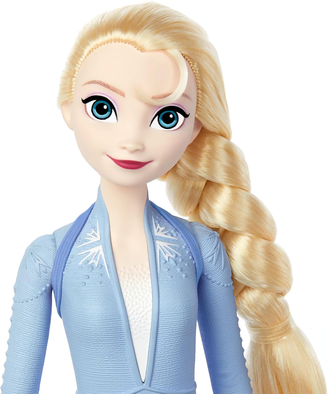 Mattel Disney Frozen Elsa, singende Modepuppe, Singende Abenteuer in charakteristischer Kleidung, singt Wo noch niemand war“ aus dem Disney-Film Die Eiskönigin II“ HXD32