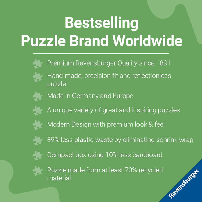 Ravensburger- Serie Cozy Rompecabezas, Multicolor, 27 x 20 in (12000050